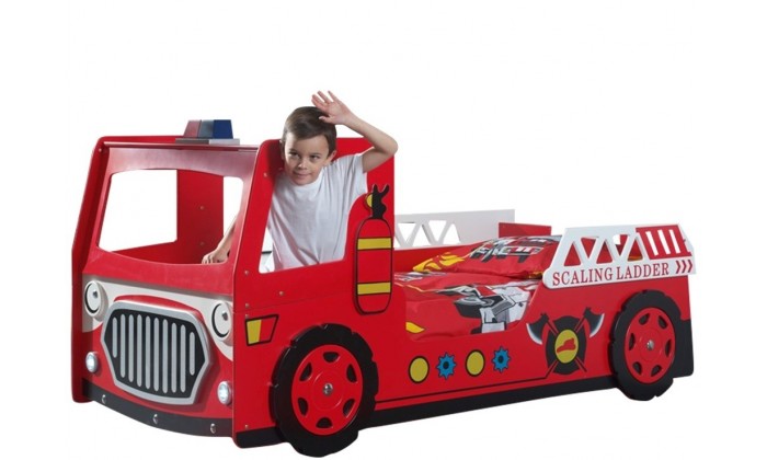 Lit enfant camion de pompier HEROS