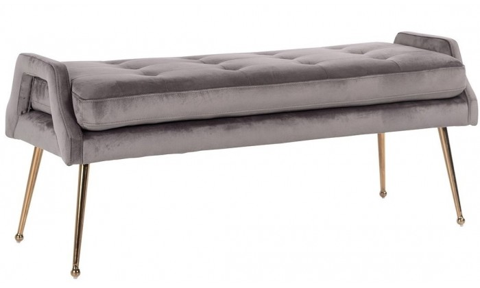 Banc canapé Khaki Gris  / Or Rebel