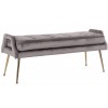 Banc canapé Khaki Gris  / Or Rebel