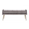 Banc canapé Khaki Gris  / Or Rebel