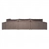 Canapé Juniper  3-places + Lounge droite  Stone Velvet