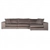 Canapé Juniper  3-places + Lounge droite  Stone Velvet